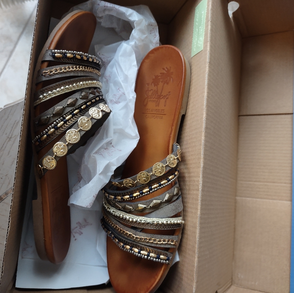 Jellypop BOHO Sandal.  Size 8. Like New